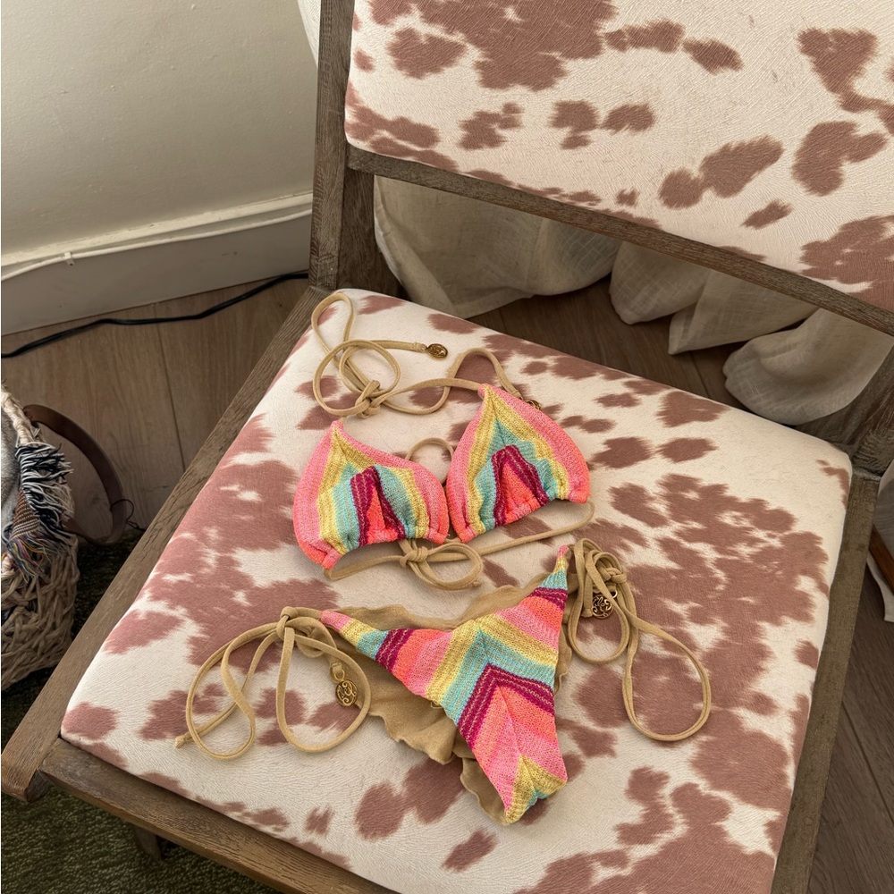 Luli Fama Multicolor Bikini Set